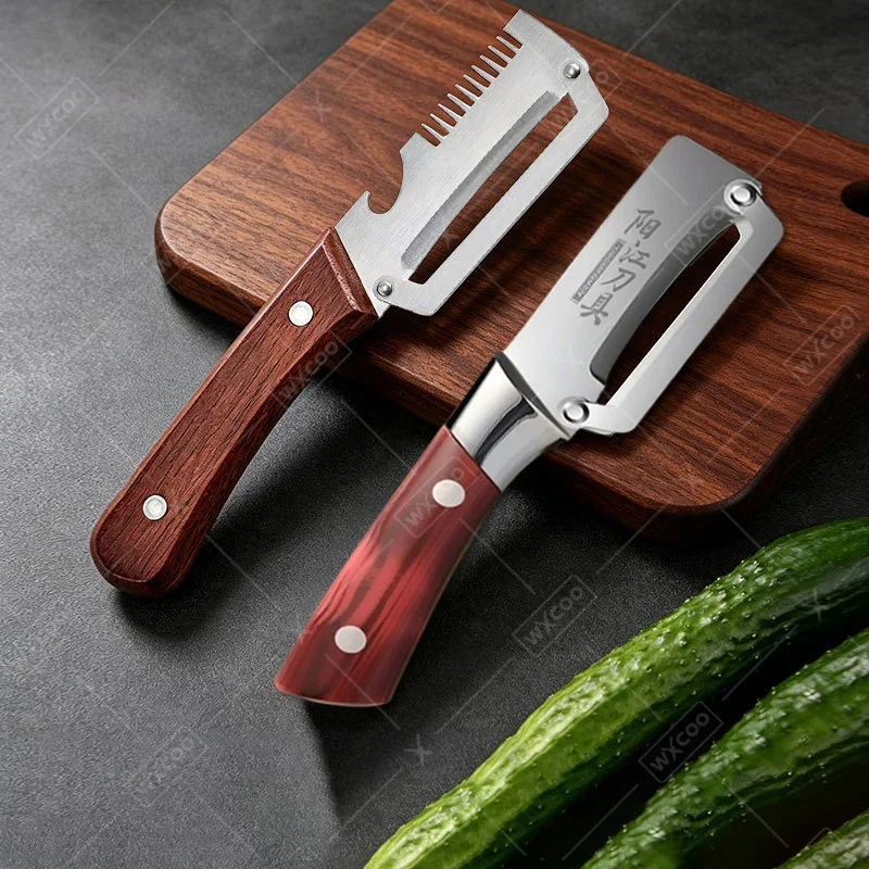 Kitchen Gadgets Peeler - Descascador de Aço Inoxidável 2 em