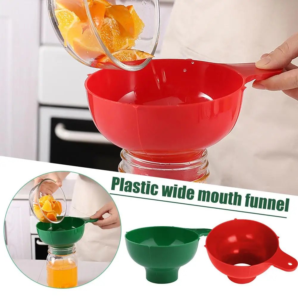 Kitchen Gadgets New - Novo funil de plástico enlatado, funil