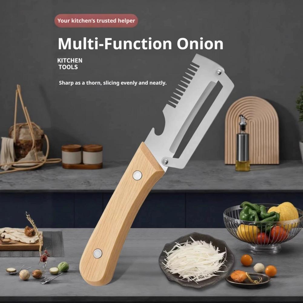 Kitchen Gadgets Peeler - Descascador Multifuncional de Aço Inoxidável com