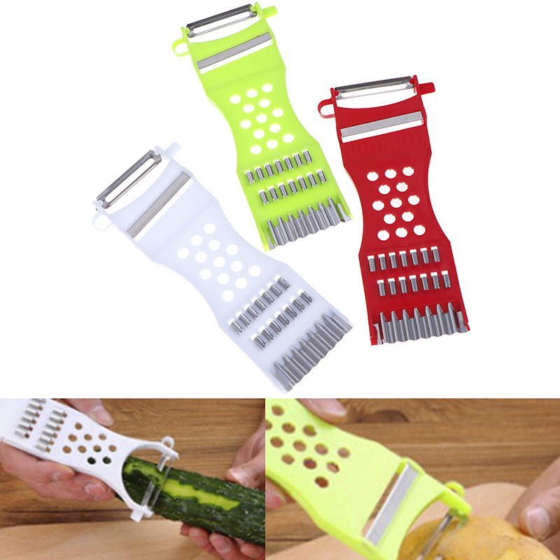 Kitchen Tools Gadgets Vegetable Fruit Peeler Parer Julienne Cutter Multifunction - Utensílios Multifuncionais para Cozinha, Descascador de