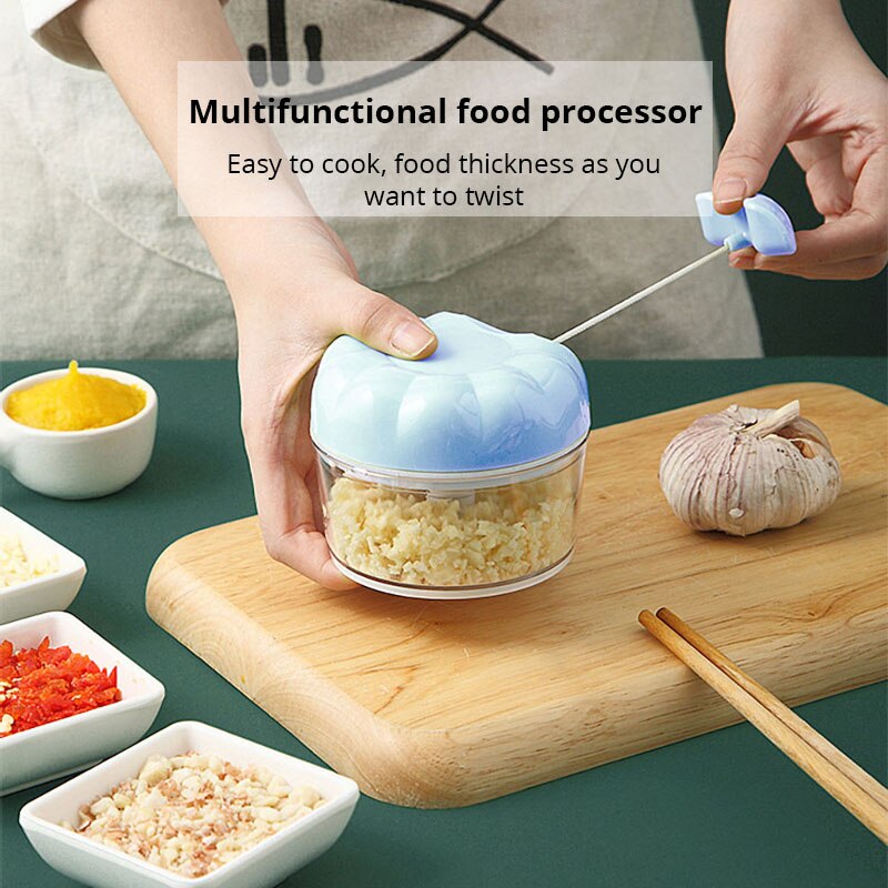 Kitchen Gadgets Garlic - 1pc azul/rosa manual triturador de alho
