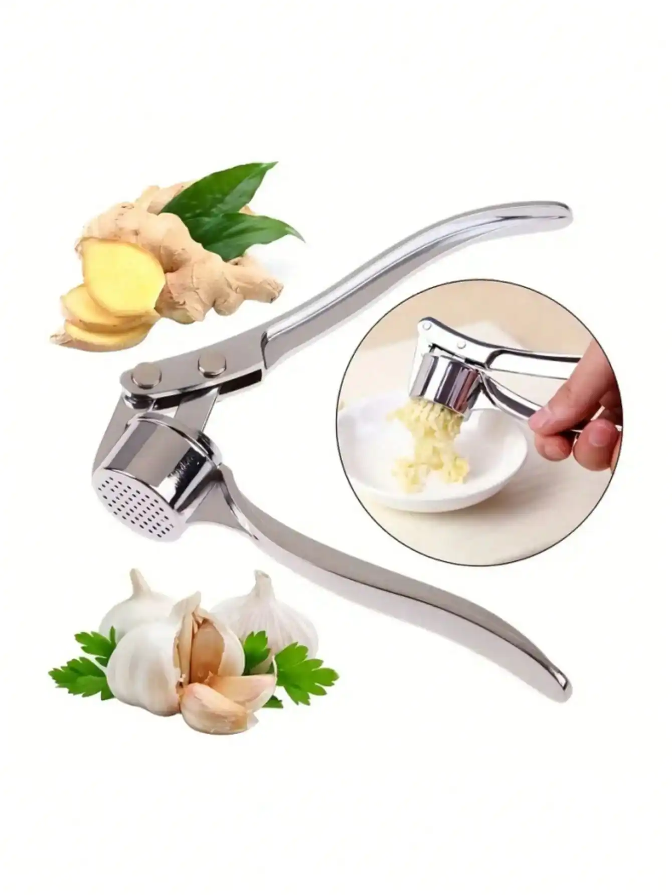 Kitchen Gadgets Garlic - Espremedor de Alho Manual em Aço