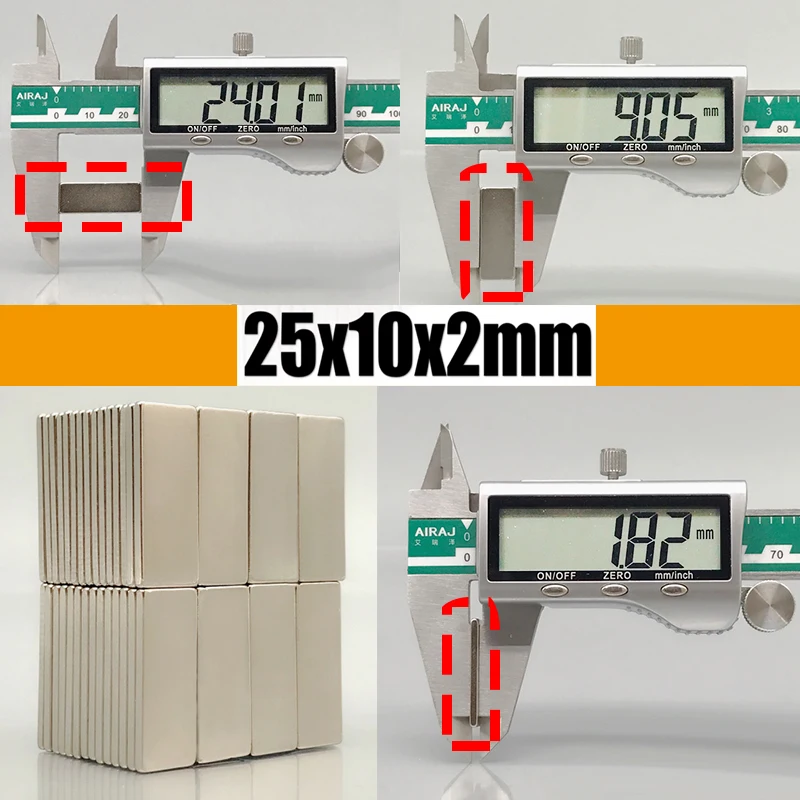5-200 pces 25x10x2mm bloco mag - Kitchen Gadgets Under $25 avaliação e preço