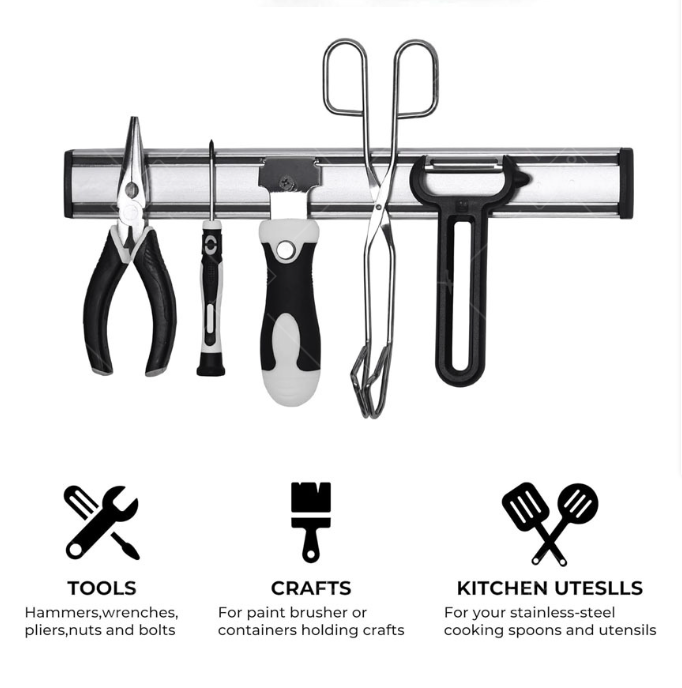 Suporte de faca de cozinha mul - Magnetic Knife Strip avaliação e preço