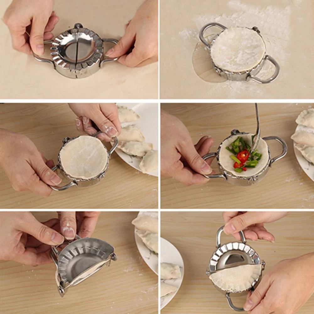 Novo molde de bolinho de aço i - Kitchen Gadgets Dumpling Maker avaliação e preço