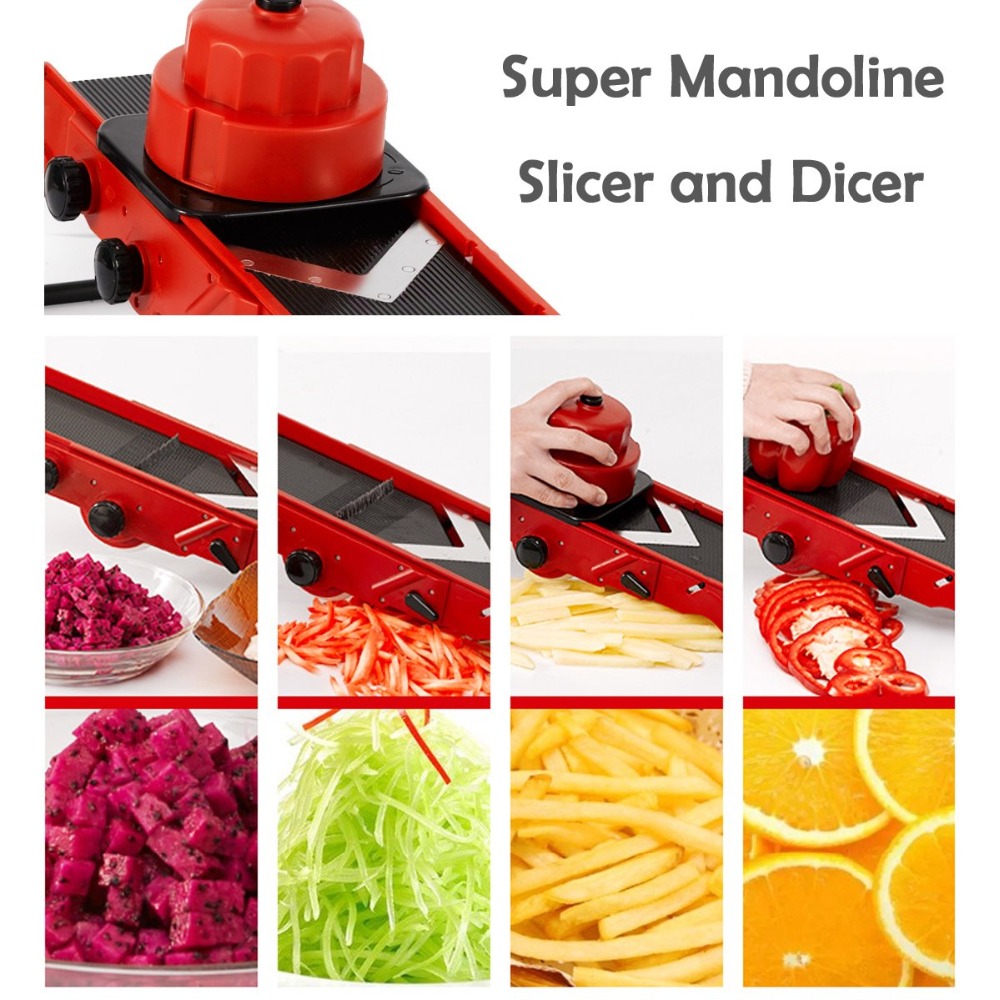 Fatiador e cortador de vegetai - Mandoline Slicer avaliação e preço