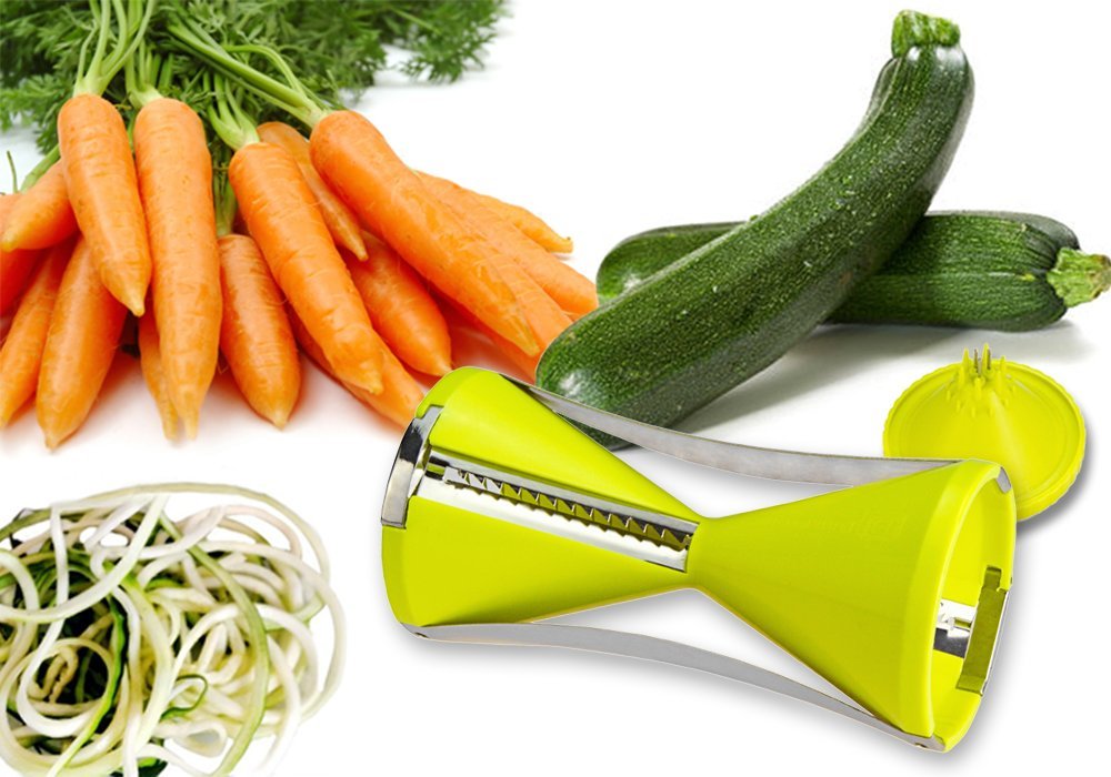 Pacote de espiral de vegetais, - Mandoline Slicer avaliação e preço