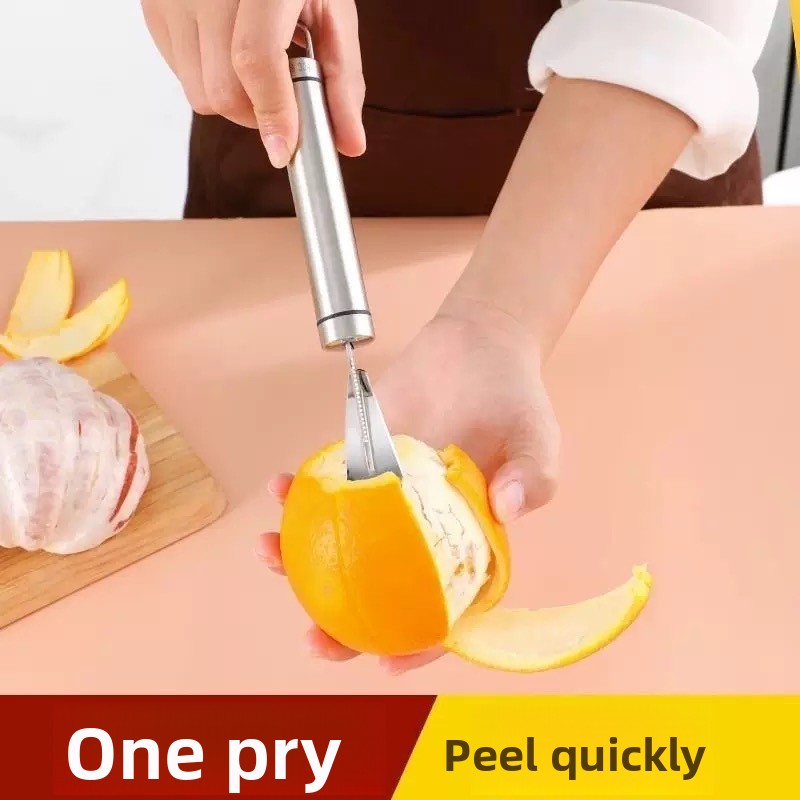 Laranja de aço inoxidável, des - Kitchen Gadgets Peeler avaliação e preço