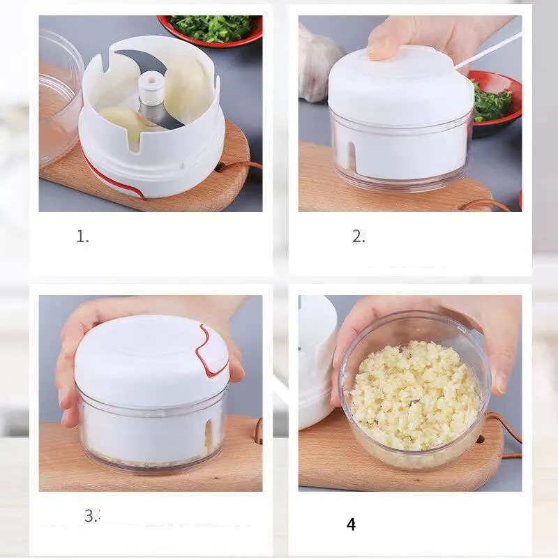 Triturador de alho de plástico - Kitchen Gadgets Garlic avaliação e preço