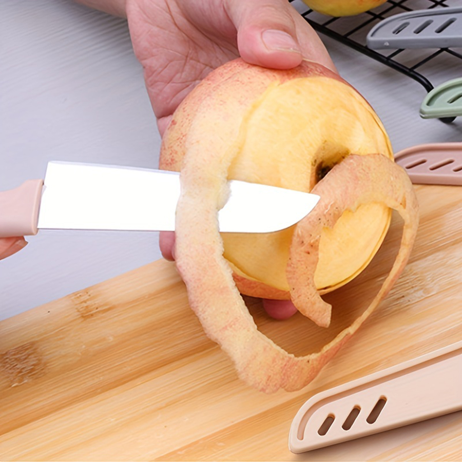 Faca de frutas portátil colori - Kitchen Gadgets Peeler avaliação e preço