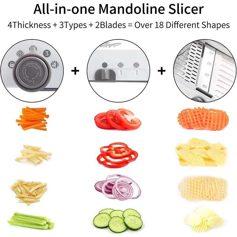 Cortador Mandoline de Aço Inox - Mandoline Slicer avaliação e preço