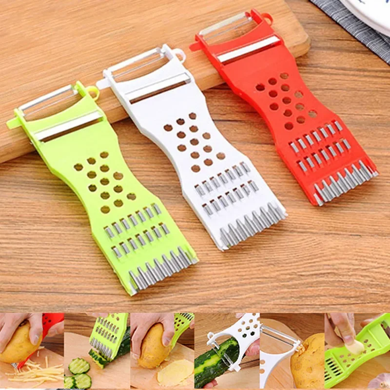 Casa multifuncional cozinha ga - Kitchen Tools Gadgets Vegetable Fruit Peeler Parer Julienne Cutter Multifunction avaliação e preço