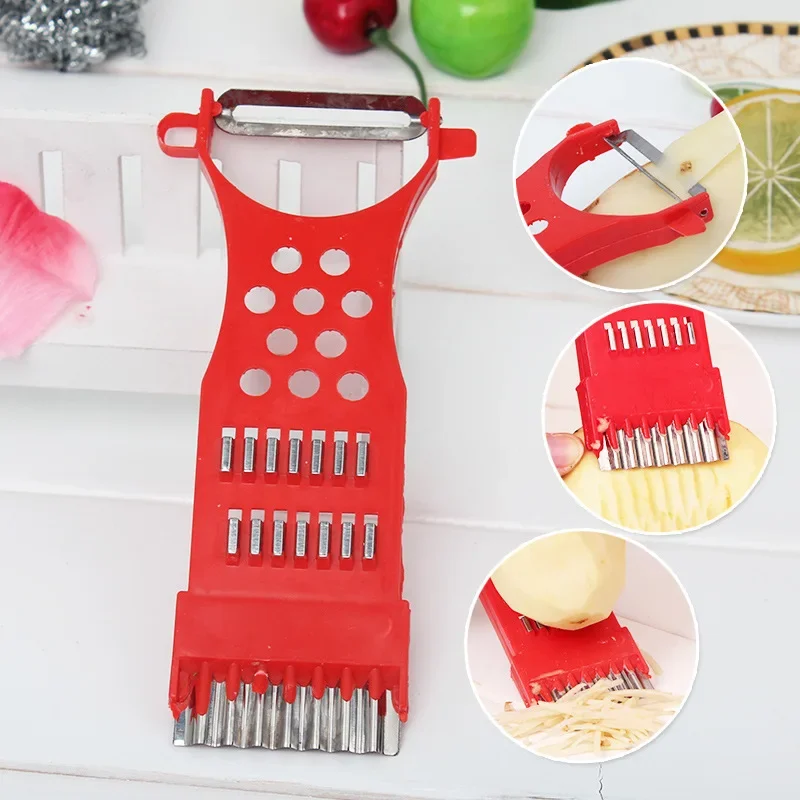 Casa multifuncional cozinha ga - Kitchen Tools Gadgets Vegetable Fruit Peeler Parer Julienne Cutter Multifunction avaliação e preço