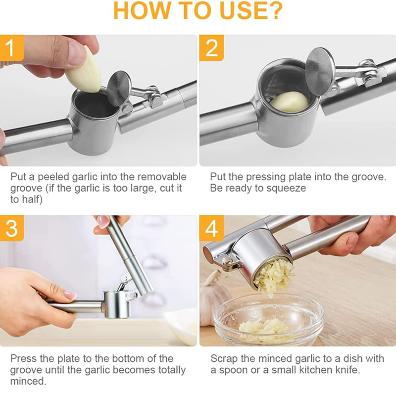 Esmagador de Alho em Aço Inoxi - Kitchen Gadgets Garlic avaliação e preço