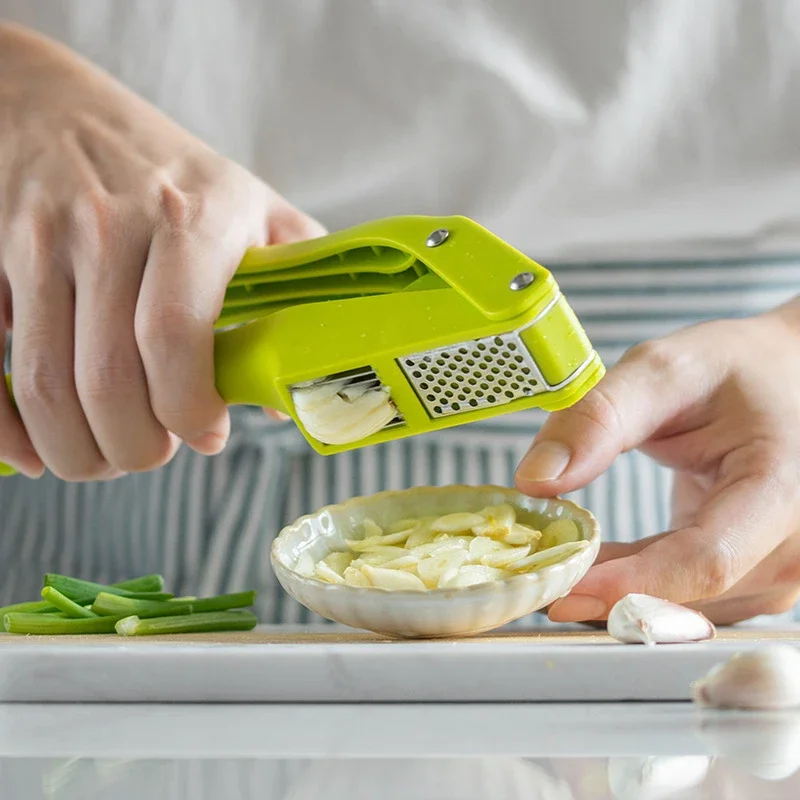 2 em 1 alho ricer e slicer imp - Kitchen Gadgets Garlic avaliação e preço