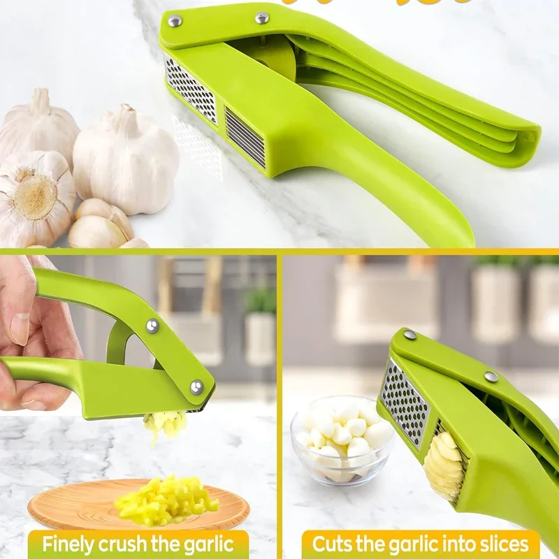 2 em 1 alho ricer e slicer imp - Kitchen Gadgets Garlic avaliação e preço