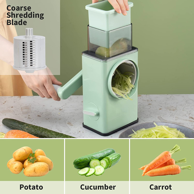 Lmetjma-Fatiador rotativo vege - Mandoline Slicer avaliação e preço