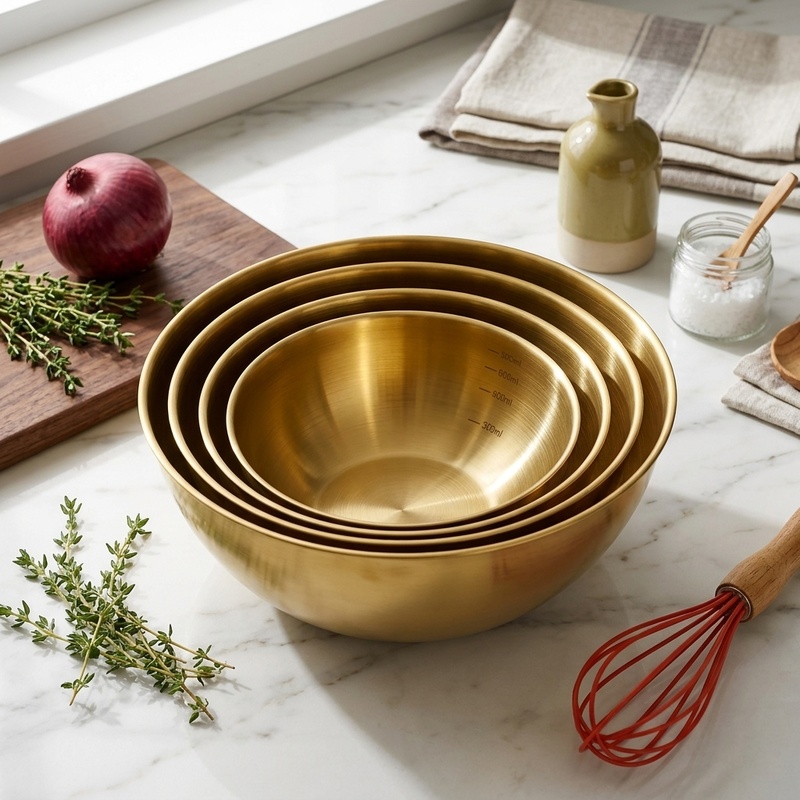 Conjunto de 3 Tigelas de Aço I - Kitchen Gadgets Plus avaliação e preço